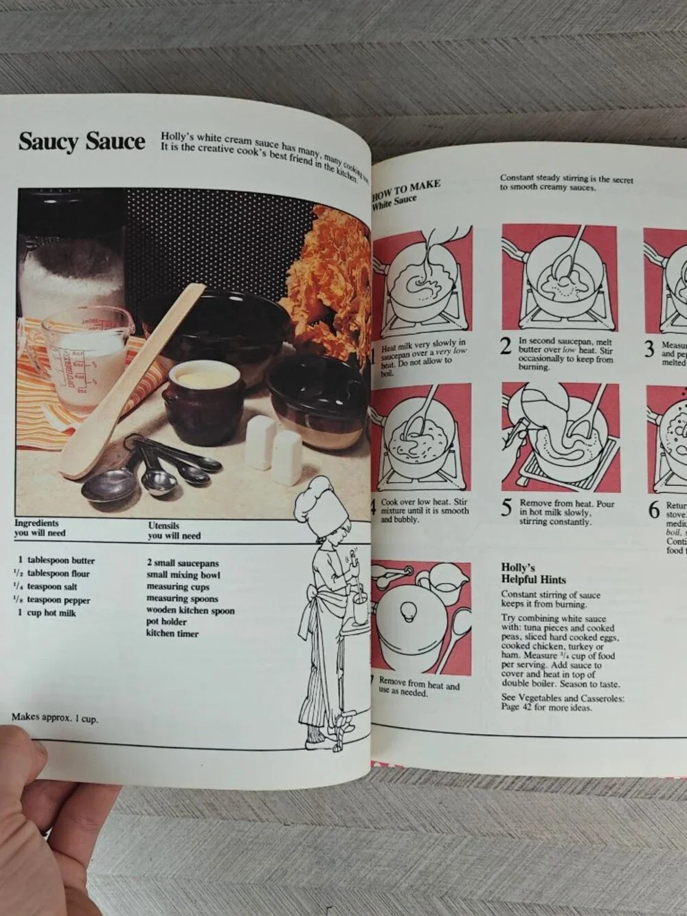 Holly Hobbies Cookbook Hardcover 1979 Illustrated Recipes For Kids